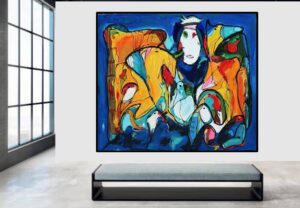 Bevidstheden der vælger. 140 x 120 cm