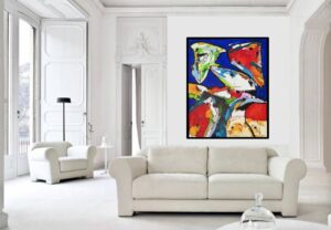 Danmark keder sig. 80 x 100 cm