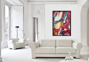 Det underste land. 50 x 70 cm