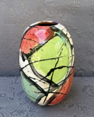 Elipsekrukke 4. Højde 17 cm