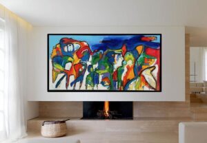 Man kan holde vejret i så lang tid, at man får svært ved at ånde lettet op. 100 x 200 cm