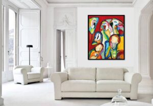 At være. 80 x 100 cm