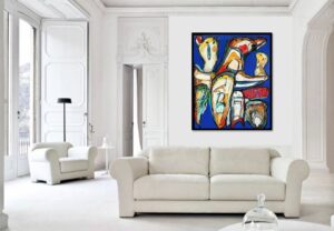 Den rene indre frugt. 80 x 100 cm.