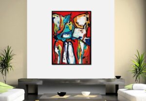 Kant og kærlighed. 50 x 70 cm