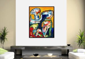 Omstilling. 80 x 100 cm