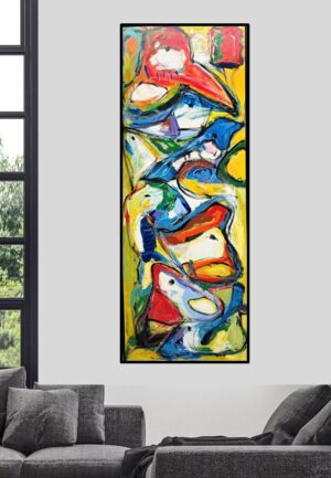 Romance der varede hele livet. 60 x 160 cm