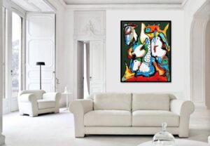 Sandheden om mig selv. 80 x 100 cm.