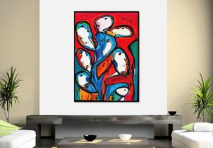 Stille morgen. 50 x 70 cm.